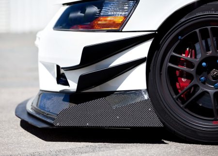 Voltex Racing Urethane Twin Canards (for Voltex EVO 7-9 Street Bumper)