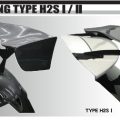 Voltex Racing Type HS2 I / II (Hatchback) GT Wing - Wet Carbon