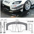 Voltex Racing Front Side Wing 16mm (Carbon)