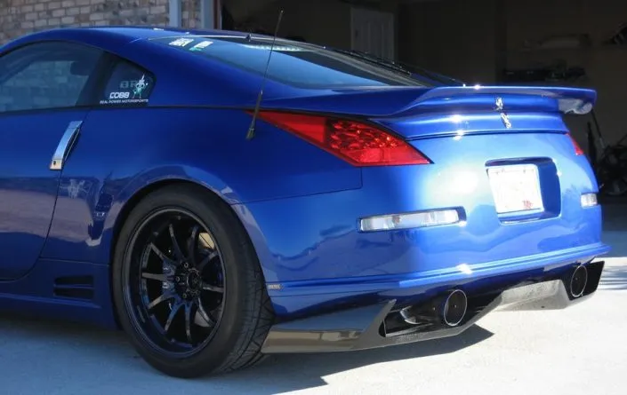 Rear Bumper Spoiler & Diffuser (Z3R-2 + Z3R-1) Voltex 350Z Rear Bumper Spoiler & Diffuser