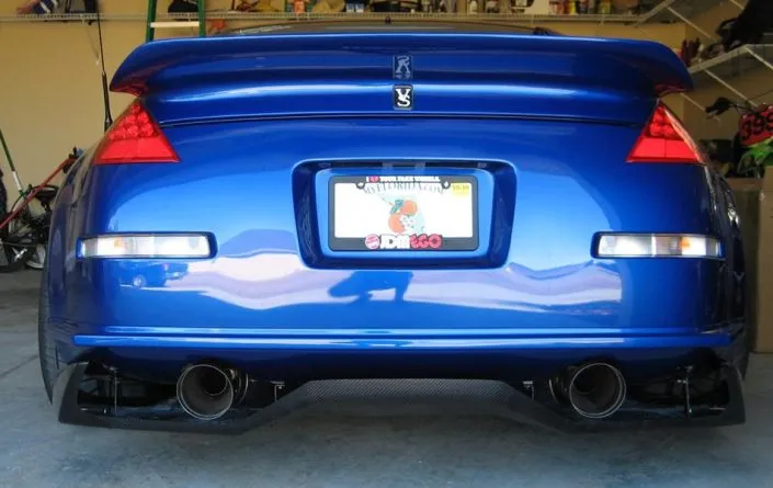 Rear Bumper Spoiler & Diffuser (Z3R-2 + Z3R-1) Voltex 350Z Rear Bumper Spoiler & Diffuser