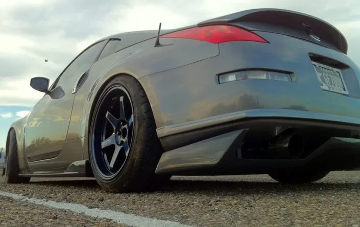 Rear Bumper Spoiler & Diffuser (Z3R-2 + Z3R-1) Voltex 350Z Rear Bumper Spoiler & Diffuser