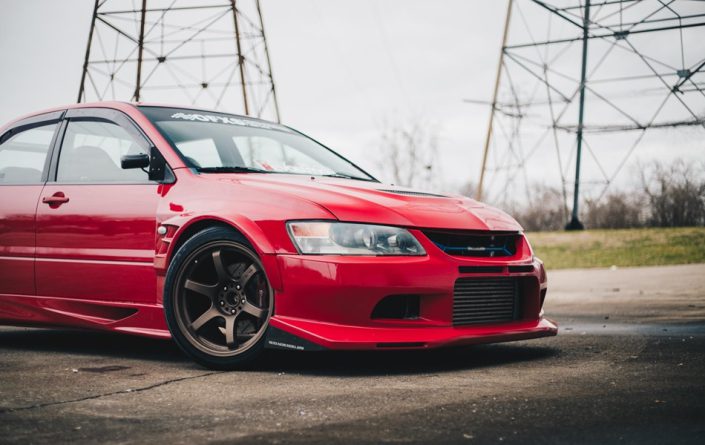Front Bumper (EB-1+EB-2) Voltex EVO 7-9 body kit