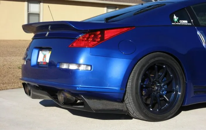 Rear Bumper Spoiler & Diffuser (Z3R-2 + Z3R-1) Voltex 350Z Rear Bumper Spoiler & Diffuser